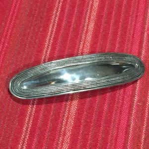 Sterling silver barrette